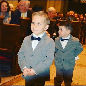 2 Cat & Jack Gray Toddler suits